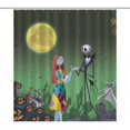 thumbnail image 1 of The Nightmare Before Christmas Rideau de Douche Décoratif Rideau de Bain Imperméable en Polyester avec 12 Crochets, 1 of 7