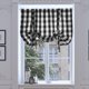thumbnail image 3 of Buffalo Tie Up Shades Cocina Cafe Cortinas Country Decor Negro 116x160cm SM SunniMix atar cortinas, 3 of 7