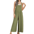 thumbnail image 2 of Fantaslook Wide Leg Jumpsuits for Women Casual Overalls Summer Rompers Jumpers Loose Sleeveless Straps Outfits With Pockets, 2 of 7