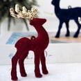 thumbnail image 3 of 2 Adornos Navideños Colgantes de Ciervos Decorativos para Árbol de Navidad de Color Azul, 3 of 6