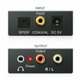 thumbnail image 6 of Optical Coaxial Toslink Digital to Analog Audio Converter Adapter RCA 3.5mm L/R, 6 of 8