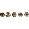 thumbnail image 2 of fastboy 30 Pieces Shirt Sweater Shank Button Replacement Clothes Coat Metal Buttons Brooch Pin Cufflink Badge Sewing Accessories Crystal/59-63, 2 of 7