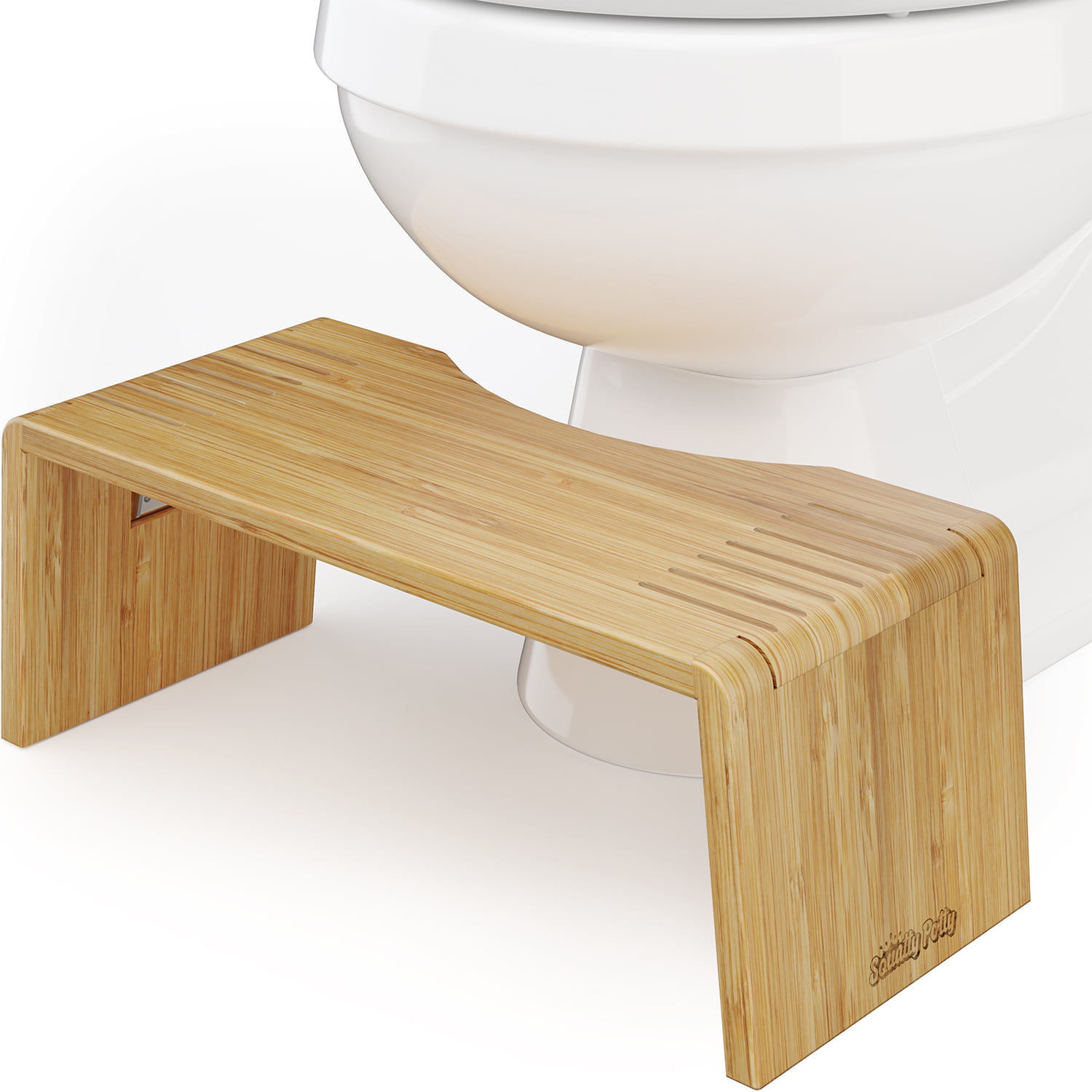 Squatting Toilet Stool Fodable Bamboo Wood Bathroom Poop Stool 6" 7" 8" 9" inch 