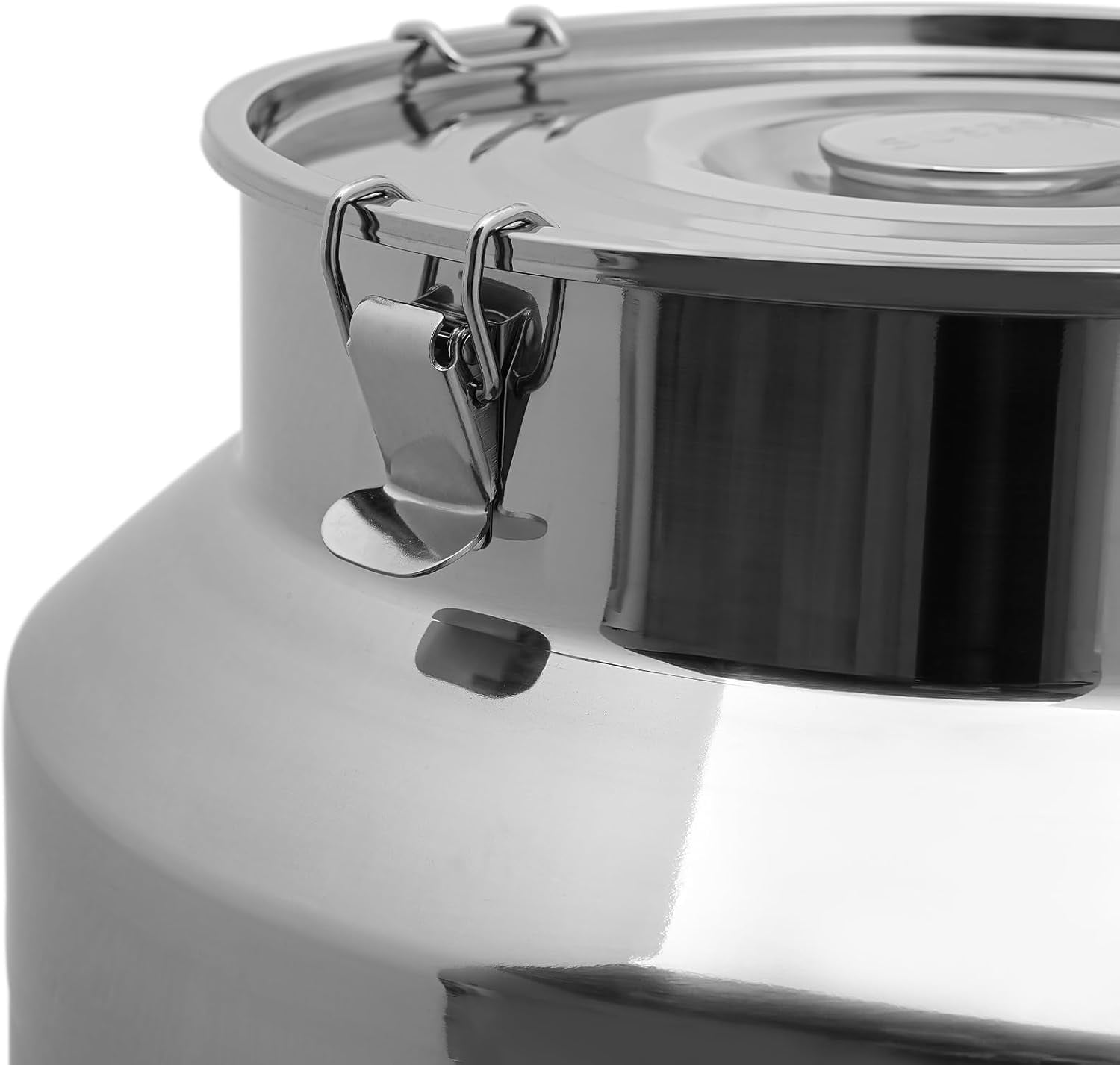88L/23.25Gallon 304 Stainless Steel Milk Can,Heavy Duty Airtight Food Storage Container for Liquid & Dry Goods