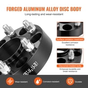 KFFKFF Hubcentric Wheel Spacers, 1.5-inch 6x5 Adapters, 6 Lug Forged Design, 78.1 mm Bore with M14 x1.5 Studs, Compatible with 1995-2023 Chevrolet, GMC, Cadillac Models, Set of 4, Black