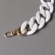 thumbnail image 3 of correa de cadena plana Correa de cadena plana Cadena de repuesto de acrílico 17.7 pulgadas Decoración Accesorios de lujo Correa de cadena extraíble mate para bolso de Magideal correa de cadena plana, 3 of 7