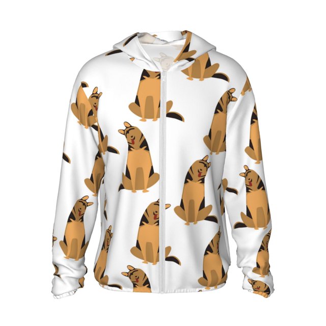 KLL Sweat à Capuche Imprimé Berger Allemand pour Hommes et Femmes, Protection Solaire UPF 50+, Manches Longues, Pêche, Randonnée, Performance, TTG