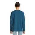 thumbnail image 5 of Time and Tru Women's Crewneck Sweatshirt with High-Low Hem, 2-Pack, Sizes XS-XXXL, 5 of 6