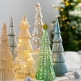 thumbnail image 7 of Dserhfy Illuminated Glass Christmas Tree Tabletop Light Up Christmas Tree Figurine for Xmas Home Party Centerpiece Tabletop Mantel Decor, 7 of 7