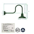 thumbnail image 2 of Cocoweb 12" Vintage LED Wall Light in Green with Industrial Arm, 2 of 6