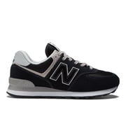 New Balance ML574EVB: Men's 574 Core Sneaker, BLACK/WHITE, WIDE