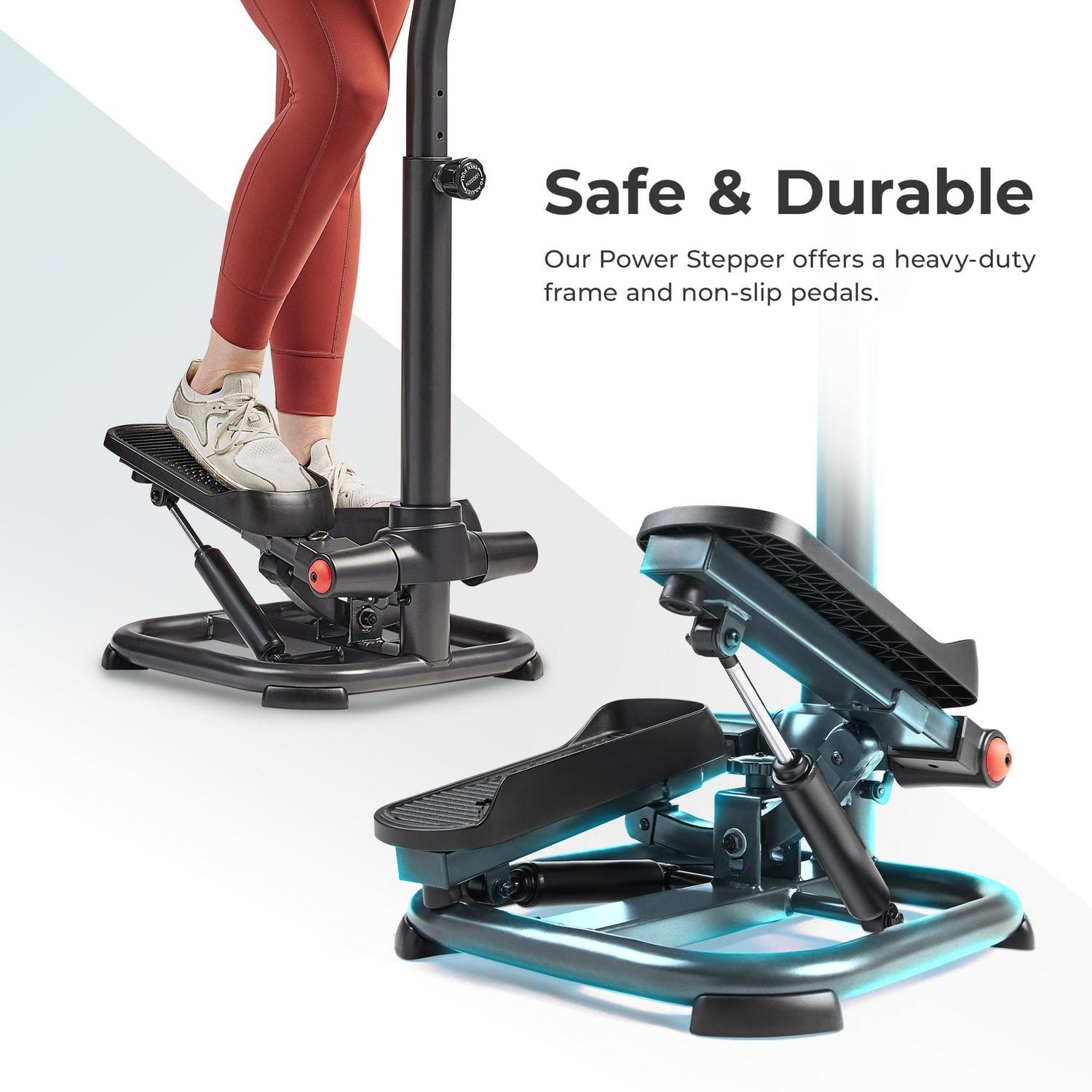 Sunny Health & Fitness Mini Stair Stepper with Handlebars - SF-S021055