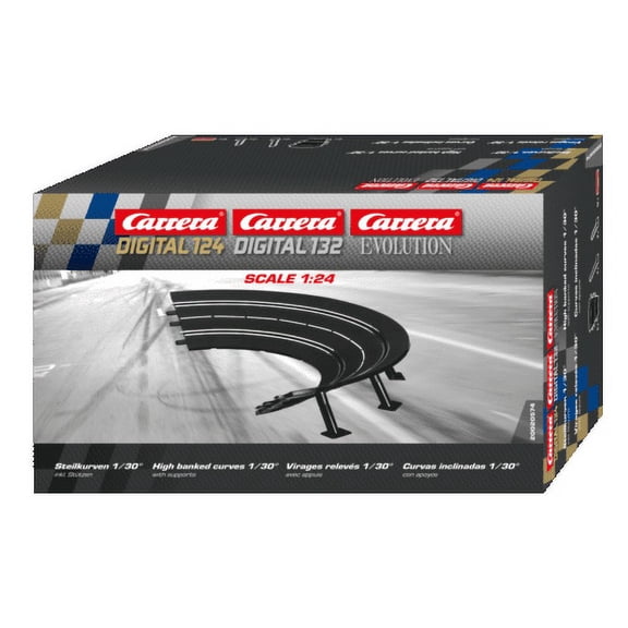 Carrera 20020574 Radius 1/30 High Banked Curve Track 1/24 1/32