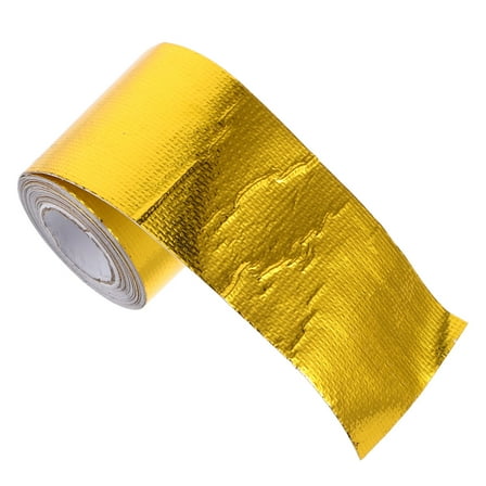 LOLIPPYY Golden Heat for Cars Adhesive Backed High Strength Heat Insulation Wrap