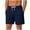 03-Navy, variant on Diufon White Athletic Shorts for Men Drawstring High Waist Mesh Comfy Loose Shorts with Pockets Casual Summer Beach Shorts
