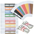 thumbnail image 1 of YAOMOBB Color-coded Cash Straps Self Sealing Money Band Bundle Denomination Sorting for BankingRetail, 1 of 6