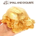 thumbnail image 2 of MasteelfCA Financial Fortune Tortoise Sculpture Money Wealth Turtle Decorative Money Turtle, 2 of 9