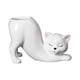 thumbnail image 2 of Maceta de gato de dibujos animados, jarrón de gato, maceta de cerámica para bonsái, maceta para Blanco, 2 of 9
