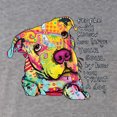 thumbnail image 2 of Colorful Pitbul | People Will Know How Large Your Soul | Dean Russo Art Animal Lover Tri-Blend Racerback Tank Top, Premium Heather, X-Large, 2 of 6