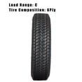 thumbnail image 2 of 2-Pk Trailer Tires, 2-Pack Trailer Tire, Load Range D, 6 Ply, 5 Lug White Spoke Wheel, Trailer Radial Tires, PremiumTrailer Tires for Trailers, RVs, and Trucks, 2 of 7