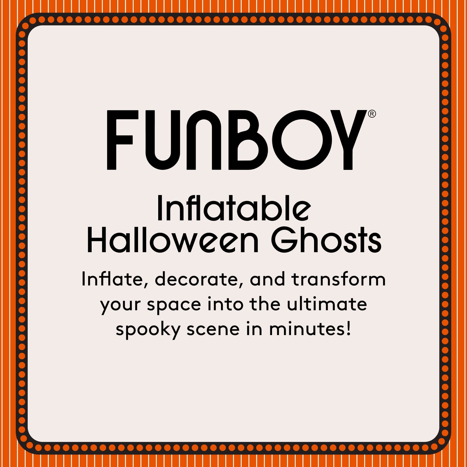 FUNBOY Inflatable Ghost Halloween Decorations Outdoor, 2-Pack