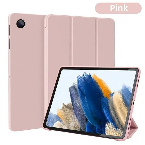 TBTIC Case for Samsung Galaxy S6 Lite P610 P615 A7 A7 Lite A8.0 A10.1 A10.5 Tab A8 X205 X200 S7 S8 11 PU Tablet Cover Smart Case