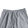 thumbnail image 6 of LWavelet Mens Lightweight Linen Lounge Pants Elastic Waist Drawstring Sleep Pants Gray L, 6 of 7