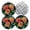 Black3440, variant on 4 PCS Pot Holders for Kitchen,Potholders Sets with Hook for Oven,Cooking,Baking,Whimsical Fox Colorful Creative Pattern