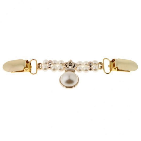 2x Alloy Sweater Clip Clips Clip Shawl Brooch Clip Sweater Blouse Pin Sleeve Holder for Women