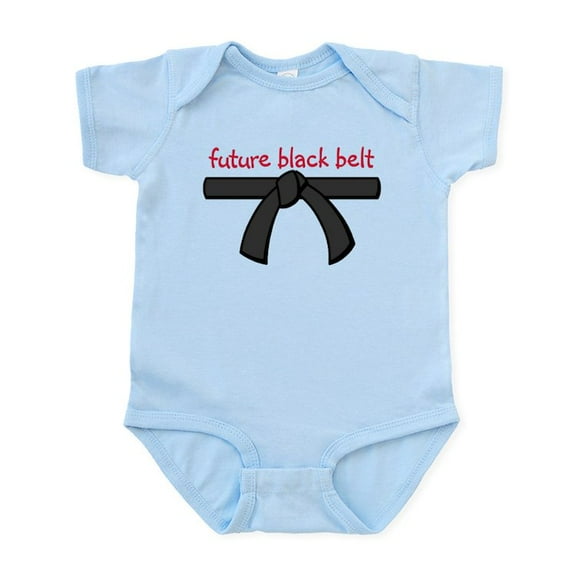 CafePress - Future Black Belt Infant Bodysuit - Baby Light Bodysuit, Size Newborn - 24 Months