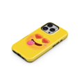 thumbnail image 3 of DesignSkinz Scratch-Resistant Hard Slim Case Compatible with iPhone 13 (Compatible with MagSafe) - Heart Eyes V2 Friendly Emoticons, 3 of 9