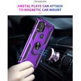 thumbnail image 4 of REQO Moto G Stylus 5G Case with HD Screen Protector, Military-Grade Ring Holder & Car Mount, 16ft Drop Tested, Purple, 4 of 7