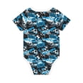 thumbnail image 2 of Daiia Football Time Printed Unisex-Baby Short Sleeve Onesies Bodysuits Baby Climbing Clothes Soft and Comfortable Romper with Expandable Shoulder Design-18 Months, 2 of 8