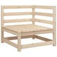 thumbnail image 2 of vidaXL 4 Piece Garden Sofa Set Solid Wood Pine, 2 of 5