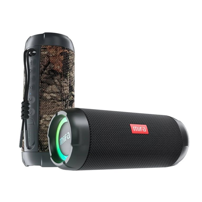 MIFA WildRod Bluetooth Speaker, 30W HD Sound, IP67, LED Light, 12H
