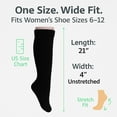thumbnail image 6 of M.O.S Women's Slouch Socks Extra Heavy Long, Size 5–10, 1 Pair – Black, 6 of 21
