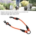 thumbnail image 3 of Pet Dog Leash, Waterproof Pet Dog Leash Dog Leash For Outdoor Walking Double Chain Dogs Leashes, Dog Outdoor Walking Training Pet Dog for Dogs Orange Diameter: 8mm/ 0.3 in; Length:, 3 of 8