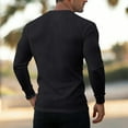 thumbnail image 4 of Men's Big and Tall T-Shirts Casual Crew Neck Long Sleeve Tee Shirt Basic Soft Fitted Solid Tops, 4 of 4