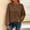 Wine, variant on Vivianyn HD Women's Waffle Knit Henley Neck Sweater, Raglan Sleeve Loose Fit Casual Knit Pullover,Green,Size S-XXXL