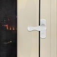 thumbnail image 4 of CHICHUMID 1Set T Shaped Window Latch Locks Replacement Metal Sash Lock White for Home Security, 4 of 8