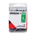 thumbnail image 1 of Rivets Arrow Short de aluminio, 100 unidades, plata, 1/8 pulgadas, 1 of 1