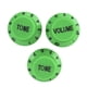 thumbnail image 1 of Accesorio de botón de perillas de control de tono de volumen de guitarras de 3 piezas para guitarra eléctrica St Sq (verde), 1 of 7