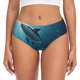 thumbnail image 1 of Balery Ice Blue Ocean Cute Dolphin A Ropa Interior de Algodón para Mujer con Dibujo – Braguitas Cómodas y Elásticas, Estilo Clásico-X-Large, 1 of 6