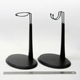 thumbnail image 6 of MERIGLARE 2x 12 Inch Dolls Stand Holder, Action Figure Stand,1/6 Scale Action Figures Base Display Stand for Figures Black, 6 of 6