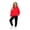 O10-Red, variant on Rhuody Girls Outfits Long Sleeve Round Neck Tracksuit Solid Color Hoodies Pants Handsome 9-10 Years Big Girls Clothing Red