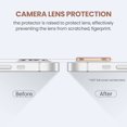 thumbnail image 4 of [2 Pack] FYBTO for Bling Camera Lens Protector Compatible with iPhone 13 & 13 Mini Glitter Diamond Crystal Metal Lens Protective Decoration Cover Accessories for 13/13 mini Gold+Gold, 4 of 6