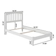 thumbnail image 4 of Mission Twin XL Bed in White, 4 of 9