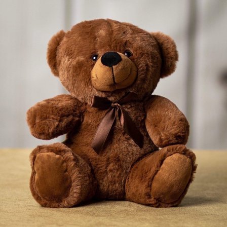 Gingerbread Brown Colorama Plus  Bear 9 inch – Soft, Cuddly Plush Toy for Kids and Collectors