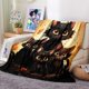 thumbnail image 3 of Manta de gato - Manta de gato arcoíris Manta de gato arcoíris para habitación de niñas Manta de regalo de gato arcoíris Navidad Halloween Día de San Valentín Pascua Adolescente Niño Regalo ﻿, 3 of 5