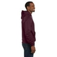 thumbnail image 2 of Men's Double Dry Action Fleece Pullover Hood, Maroon - M, 2 of 2